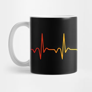 Heart beat Gay Mug